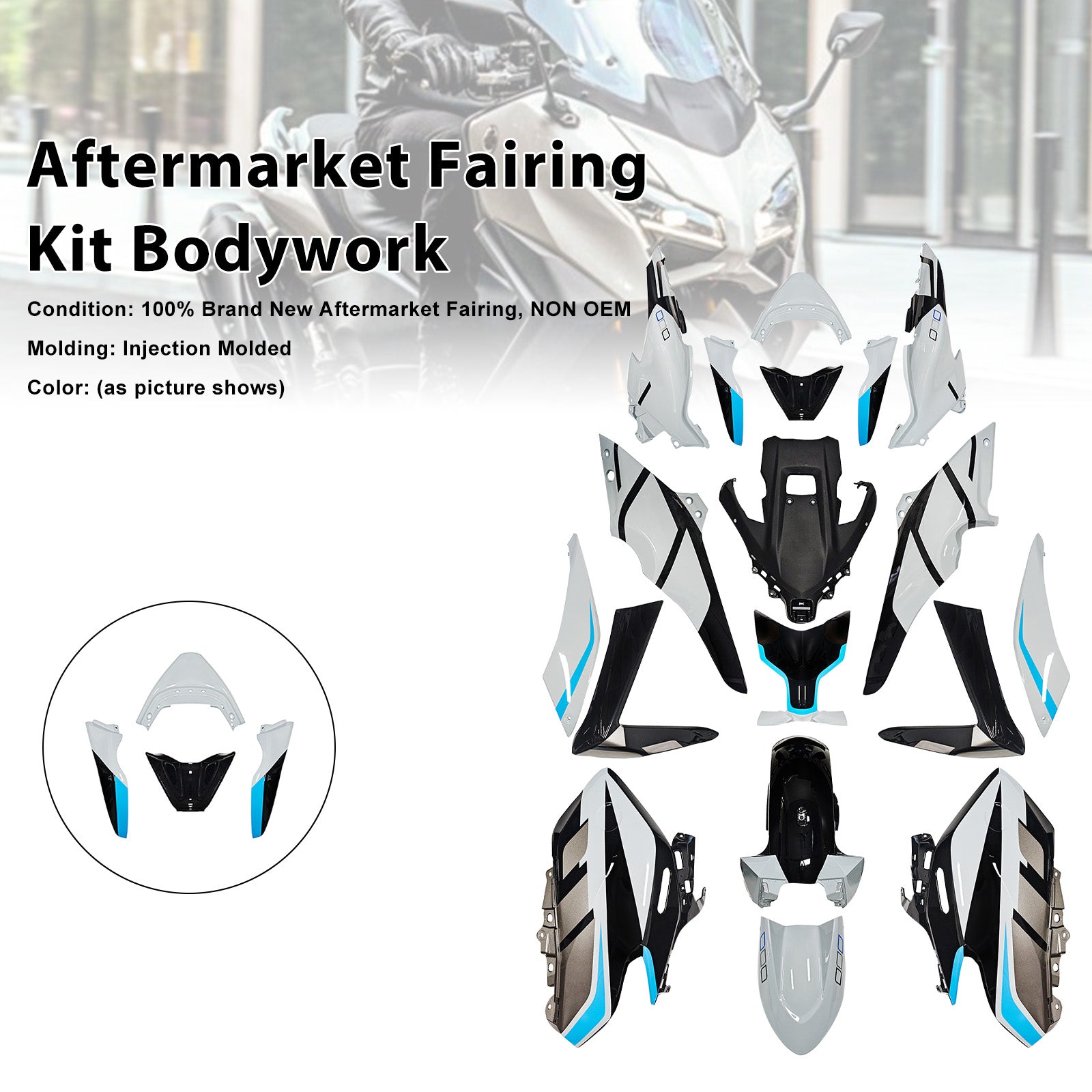 Amotopart 2025-2026 Yamaha TMAX560 Fairing Kit Collection