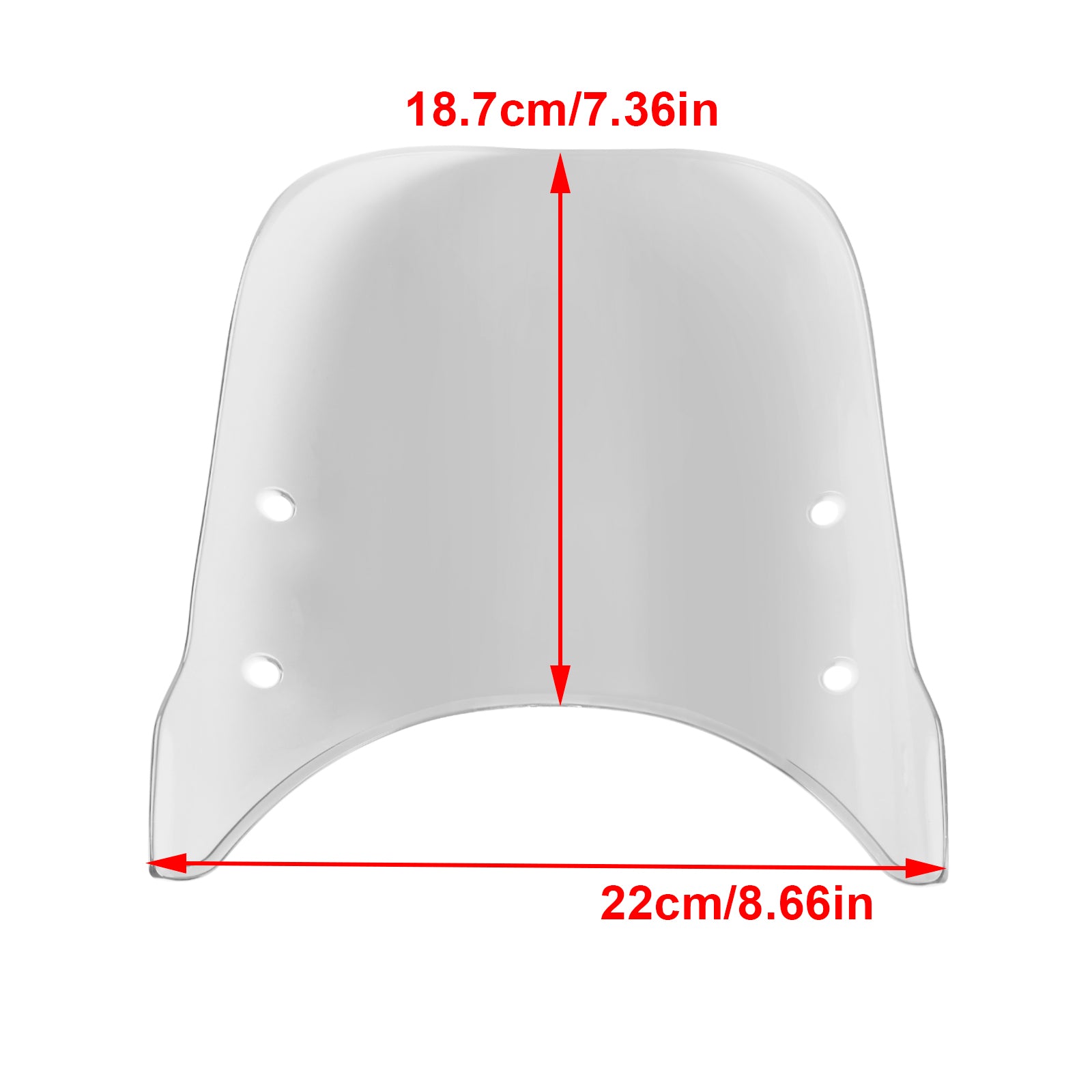 1991-2023 Bonneville T100 T120 Thruxton 1200 1200R YAMAHA XJ XJR XSR 700 900 HONDA CB400 CB1100 CB1300 Windshield WindScreen