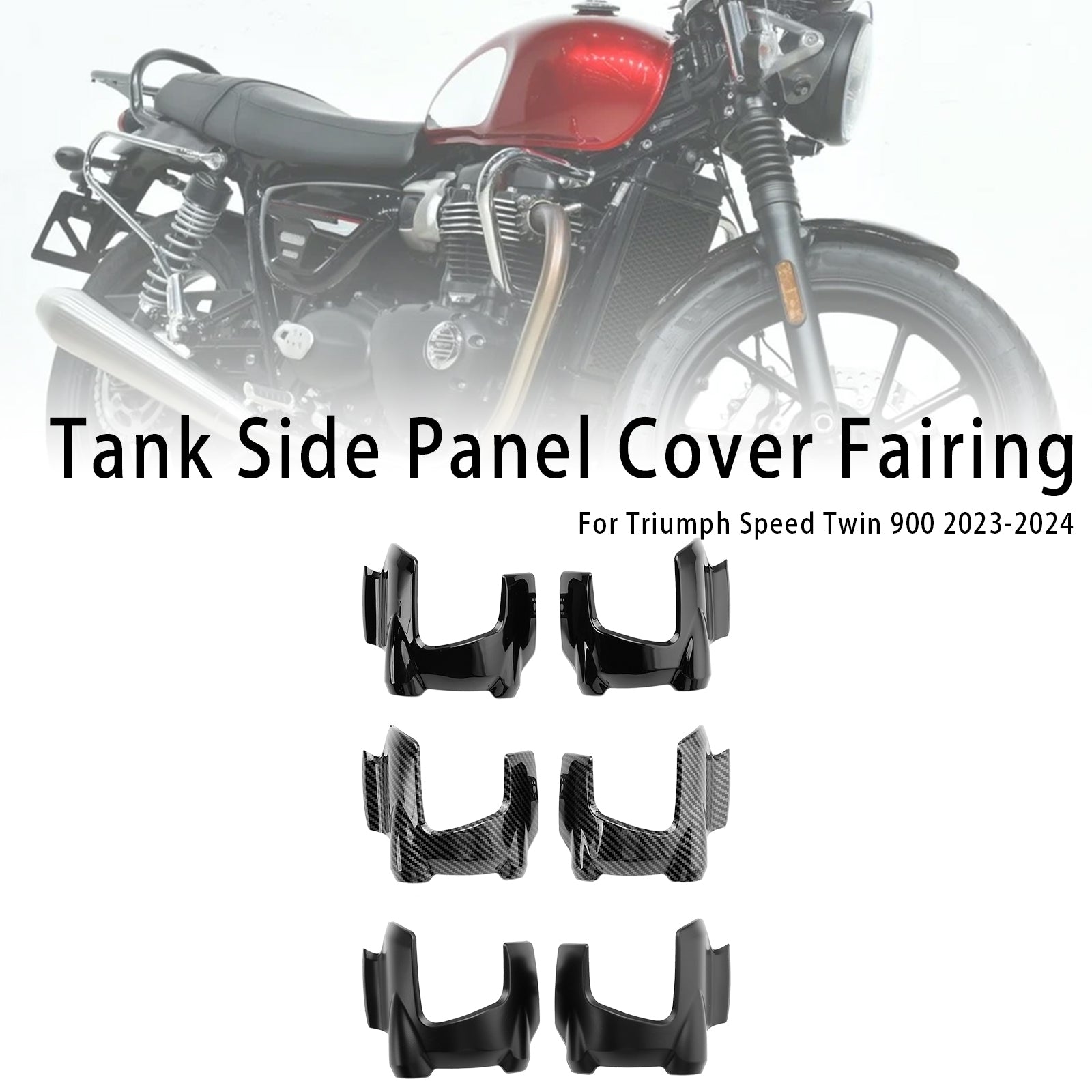 23-24 Speed ​​Twin 900 Tank Seitenabdeckung Verkleidung Verkleidung