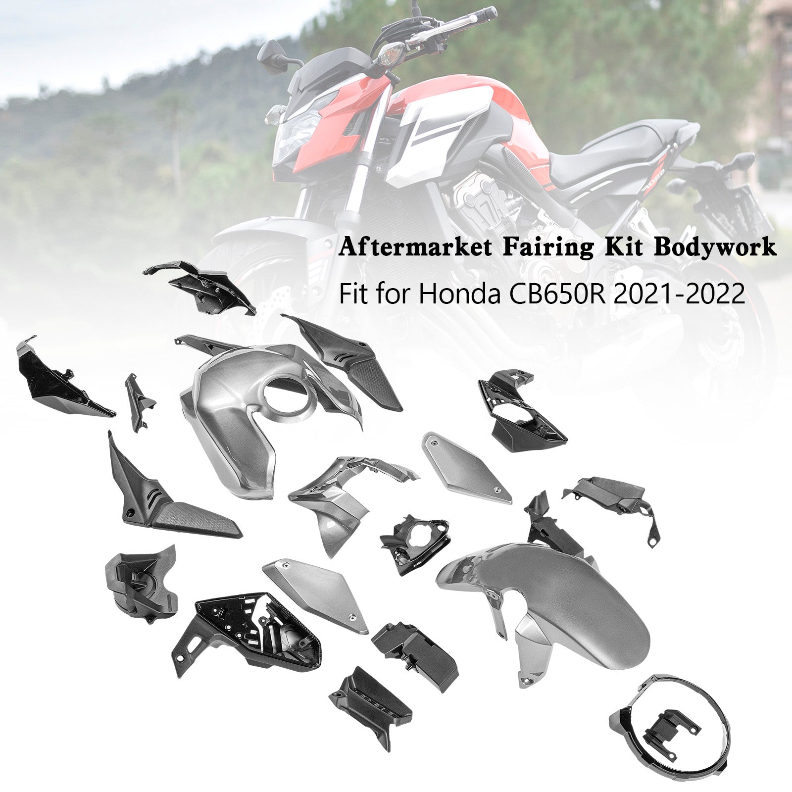 Amotopart (21-23) Honda CB650R Fairing Kit Colletion2