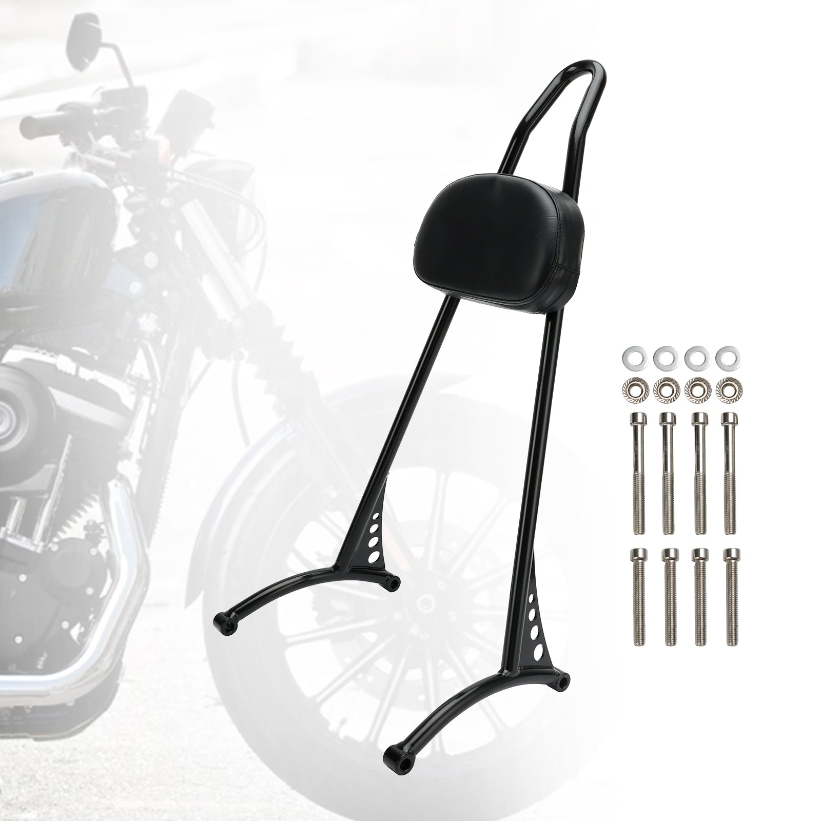 Sportster Iron 883 1200 XL 48 72 Passenger Sissy Bar Backrest