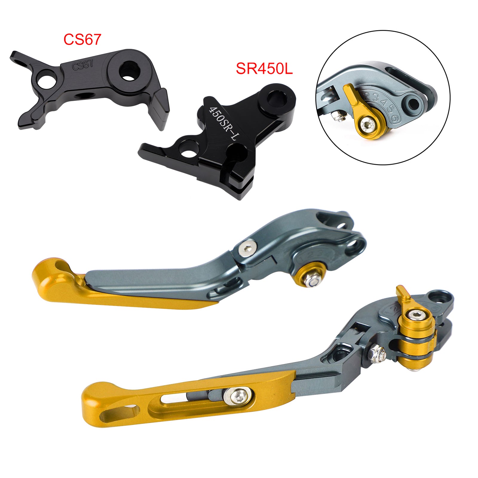 2024-2026 VOGE DS900X 900DSX Adjustable Clutch Brake Lever