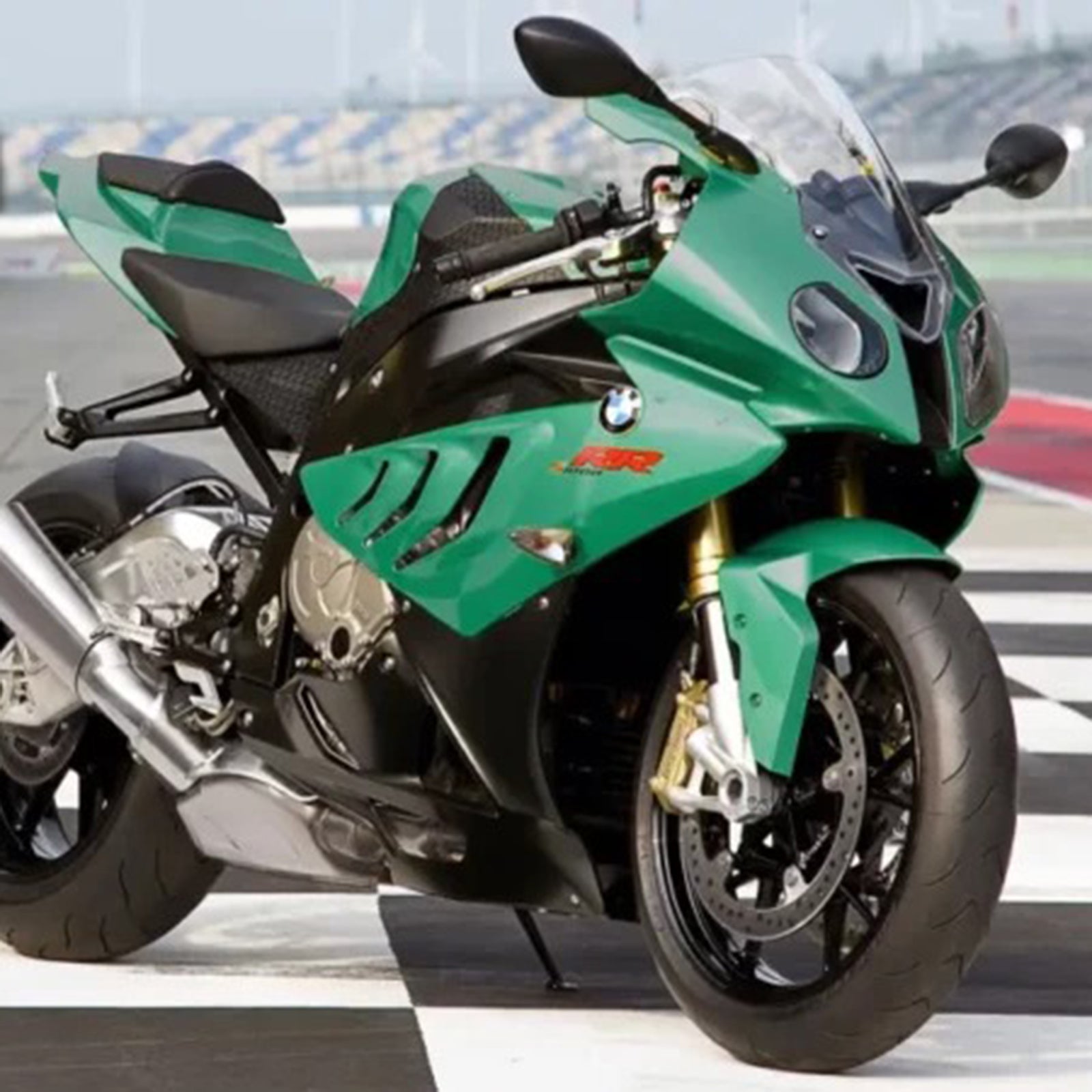 Amotopart BMW S1000RR 2009-2014 Green Fairing Kit