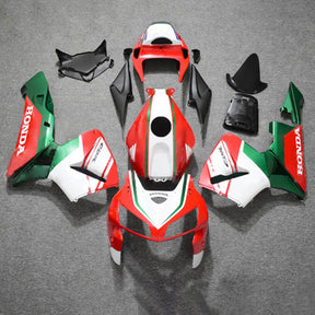 Kit carena Amotopart 2005-2006 Honda CBR600RR rosso bianco verde