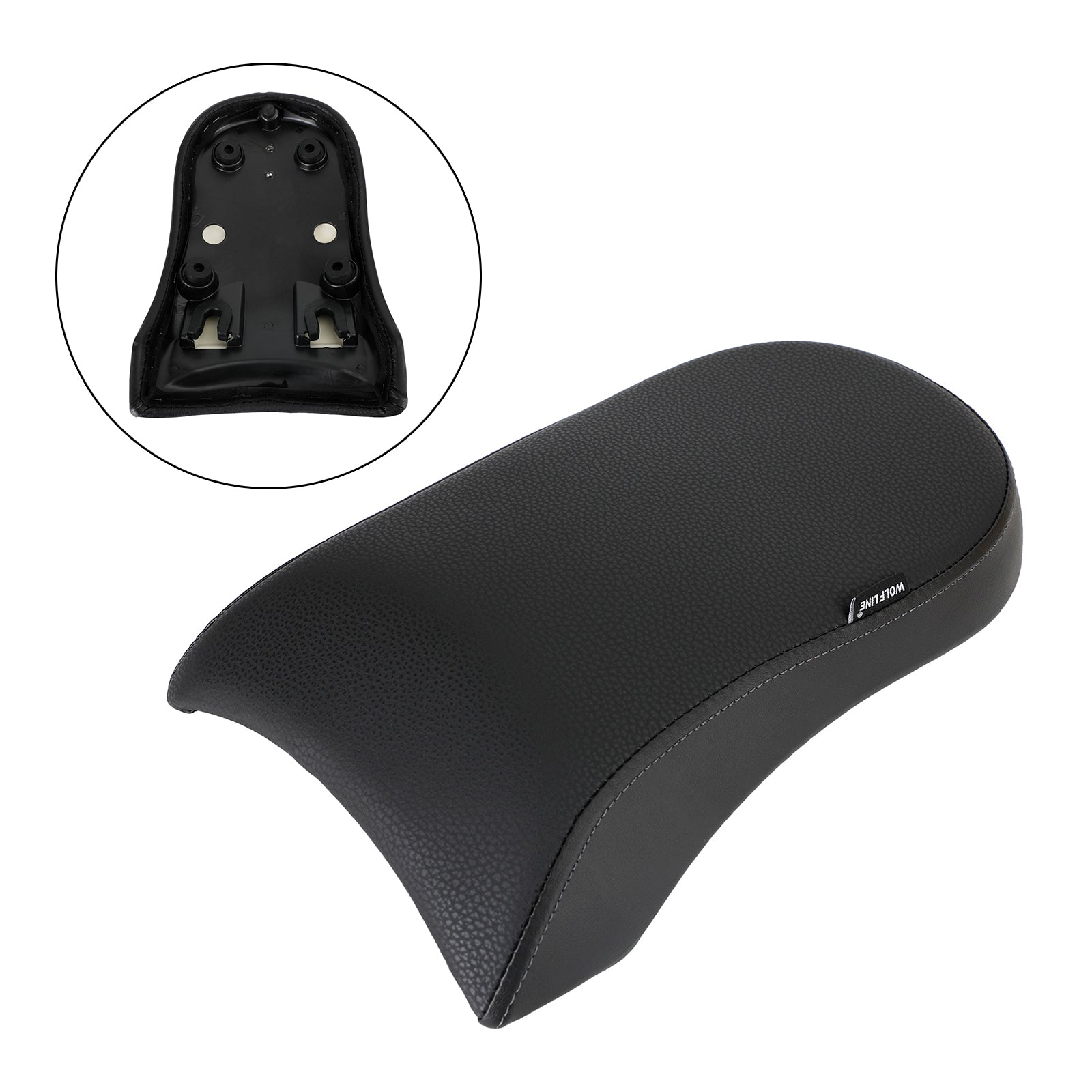 Selle de siège passager arrière plate noire pour vélos Bmw R18 2020-2022 2021