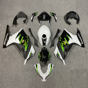 Amotopart 2013-2024 Kawasaki EX300/Ninja300 Black&Green Style5 Fairing Kit