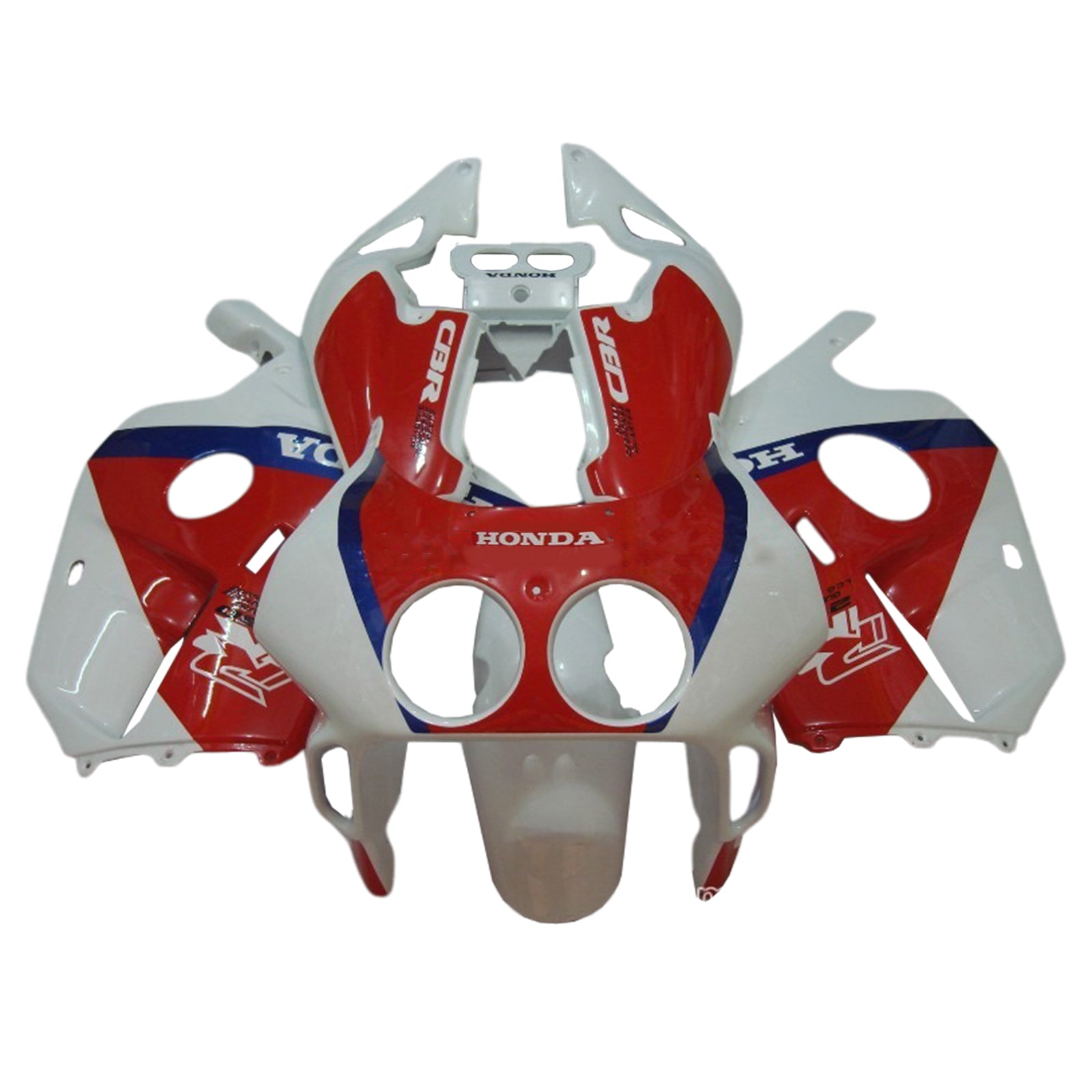 Amotopart 1990-1998 Honda CBR250RR MC22 Red White Fairing Kit