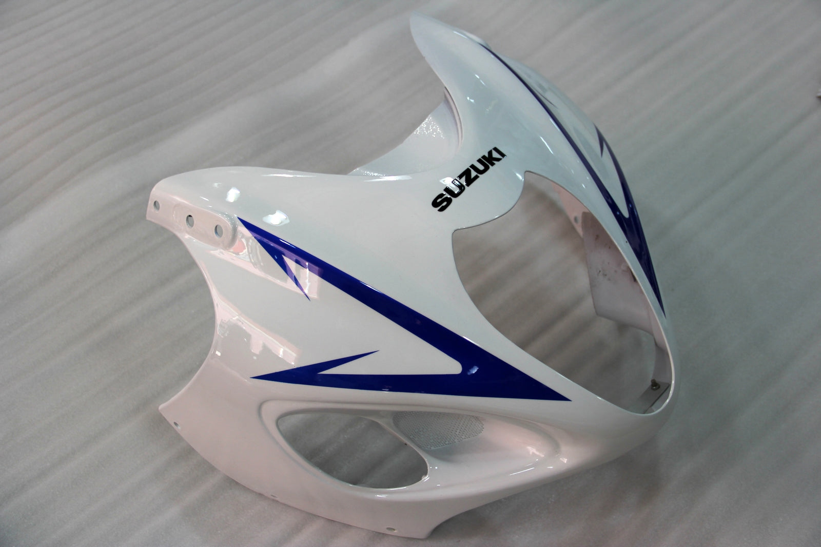 Amotopart 2008-2020 Suzuki Hayabusa GSX1300R White&Grey Fairing Kit