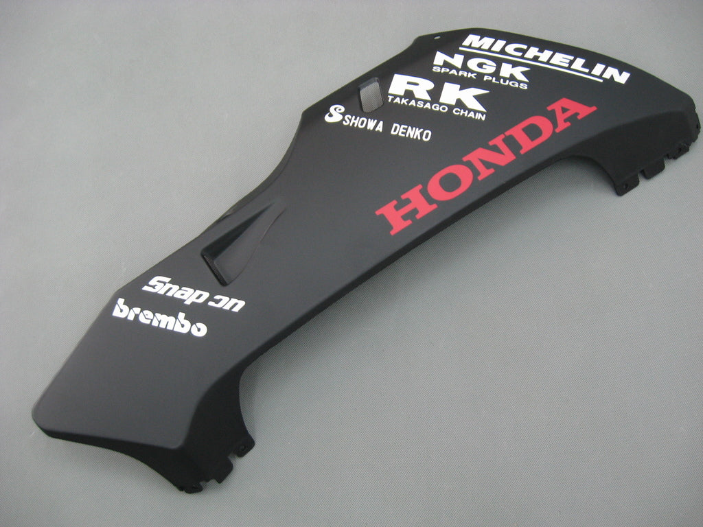 Amotopart 2005-2006 Honda CBR600RR nero opaco con kit carenatura loghi rossi