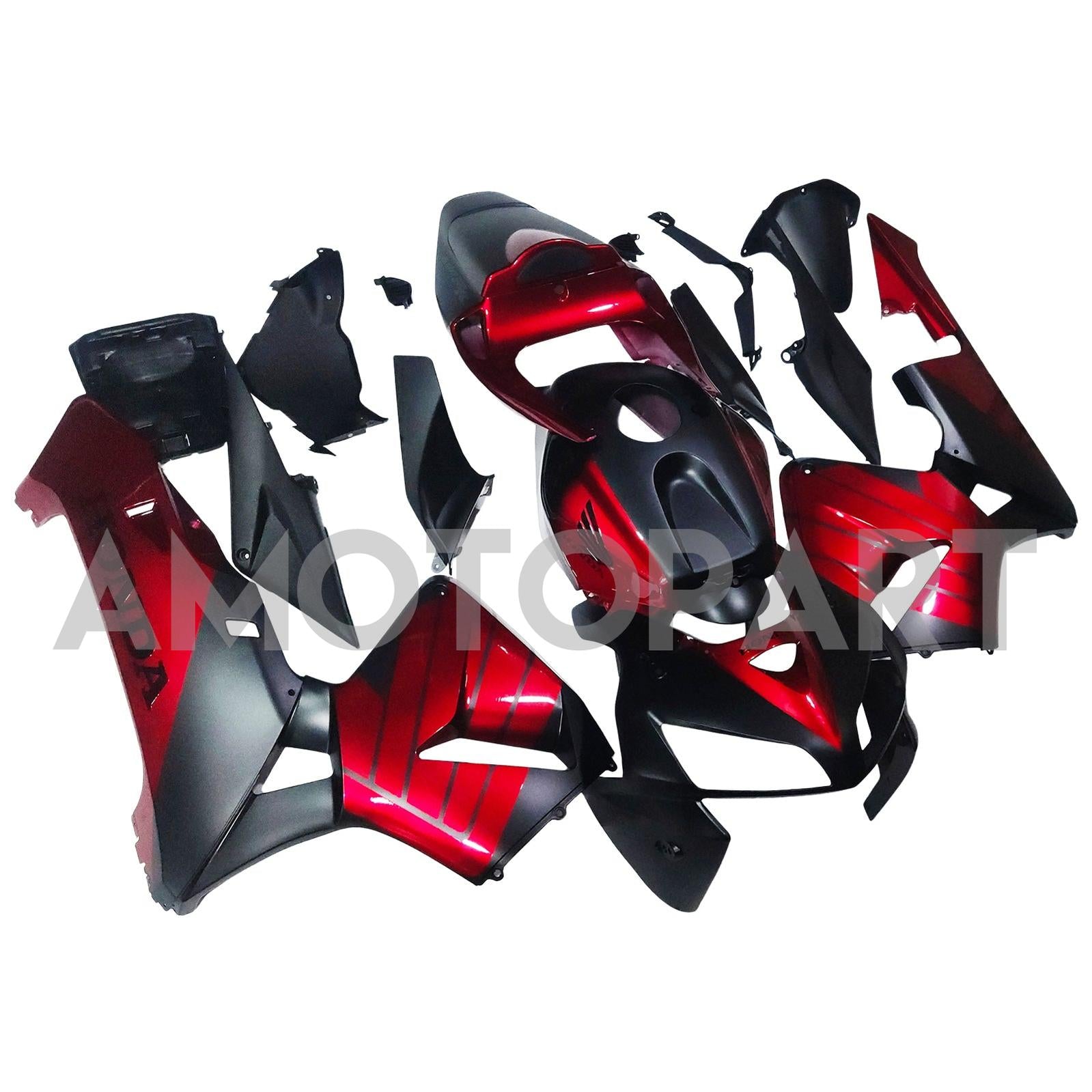 Amotopart 2005-2006 Honda CBR600RR zwartrode kuipset