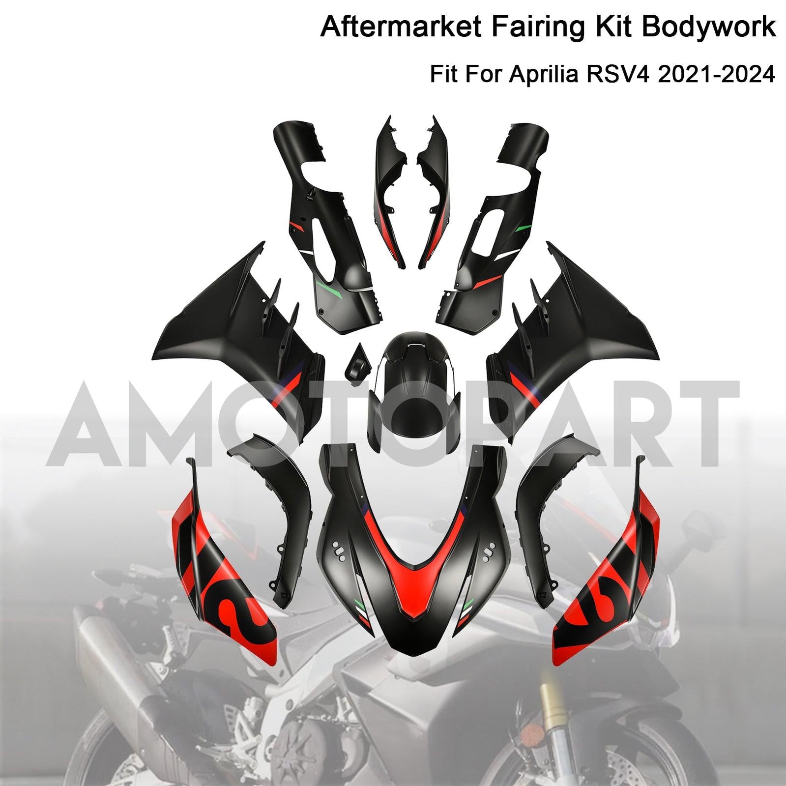 Amotopart 2021-2024 Aprilia RSV4 Fairing Kit