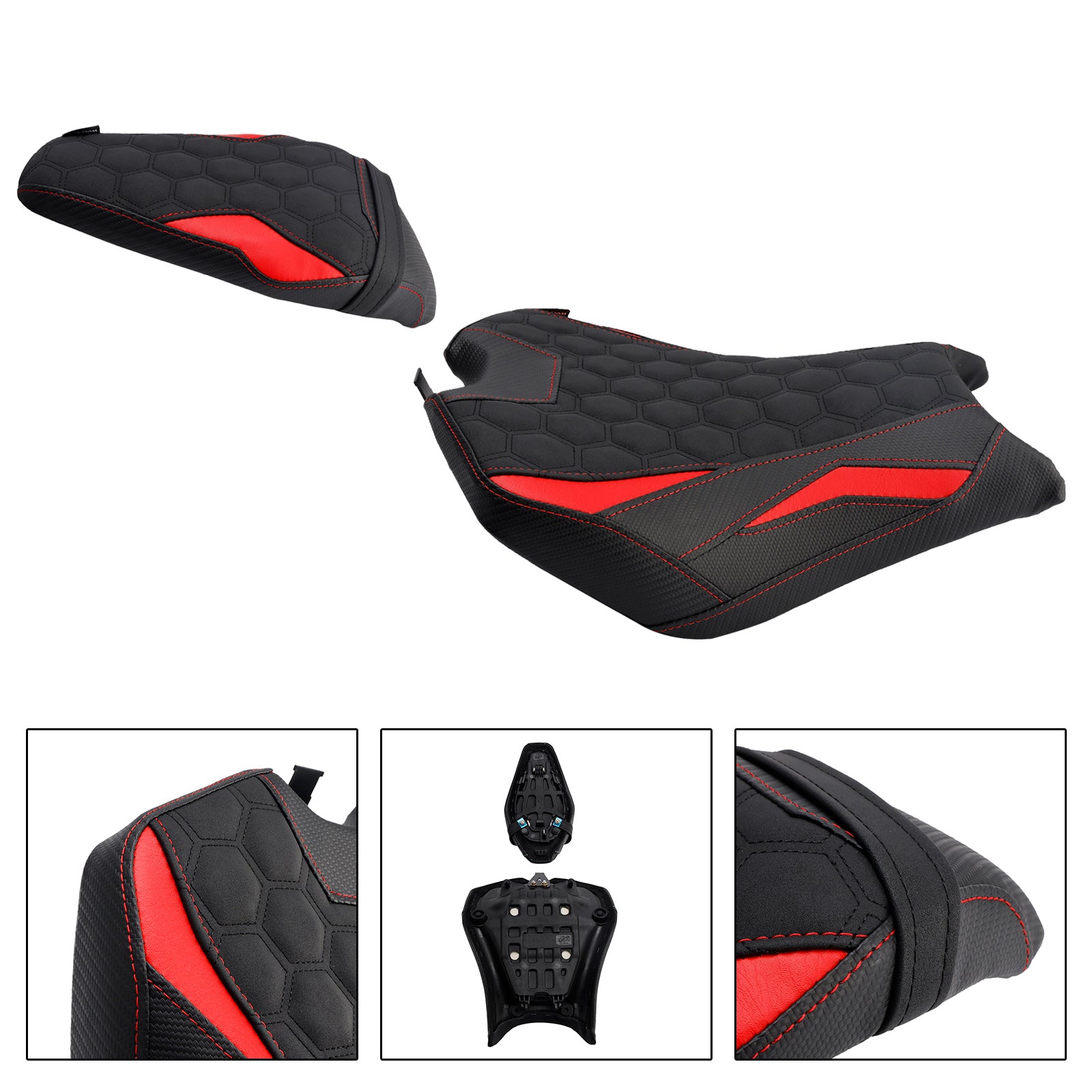 2025 Kawasaki Ninja Z900 Zr900-F Driver&Passenger Seat Rear Cushion Red2