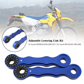Adjustable Lowering Link Kit For Suzuki DRZ400/E/S/SM 00-17 RM125/200 96-00