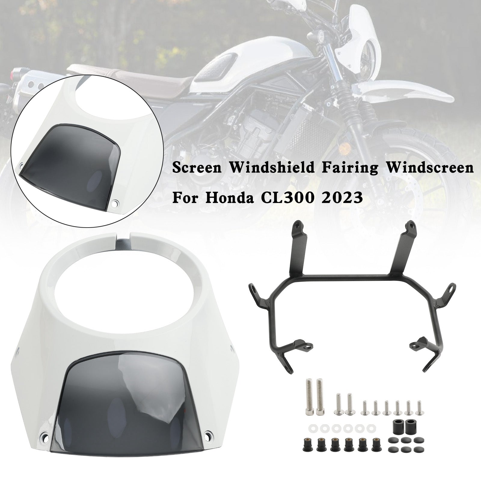 Headlight Windshield Fairing Windscreen For Honda CL300 2023