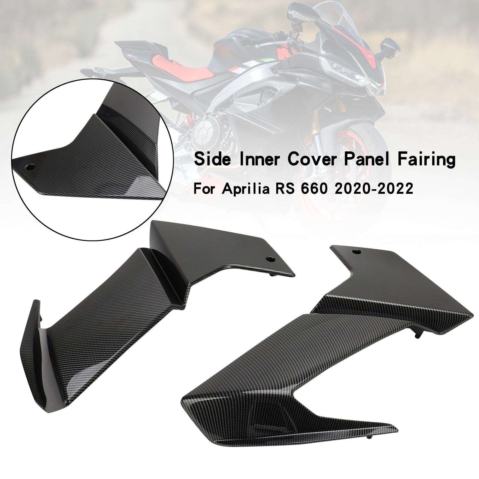 Carbon side frame Cover Panel Fairing Cowl for Aprilia RS 660 2020-2022