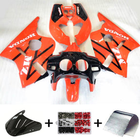 Amotopart 1987-1989 Honda CBR400RR NC23 Fairing Orange&Black Kit