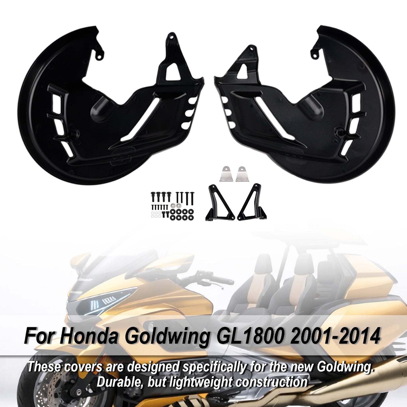 Honda Goldwing GL1800 F6B 01-15 Front Brake Disc Rotor Covers