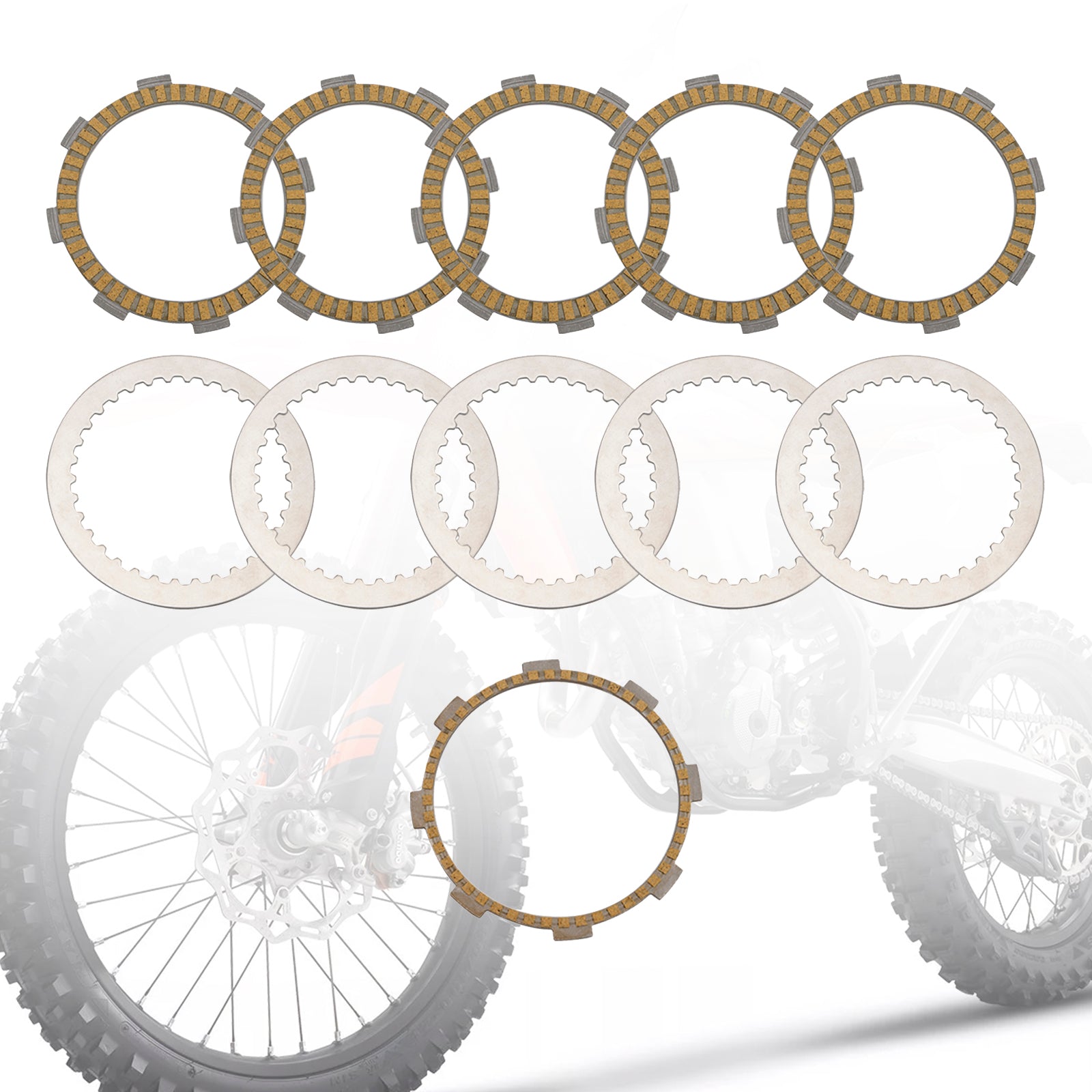 Clutch Friction Plate Kit Set fit for 90132011000 / 90132111000 RC200 2014-2022