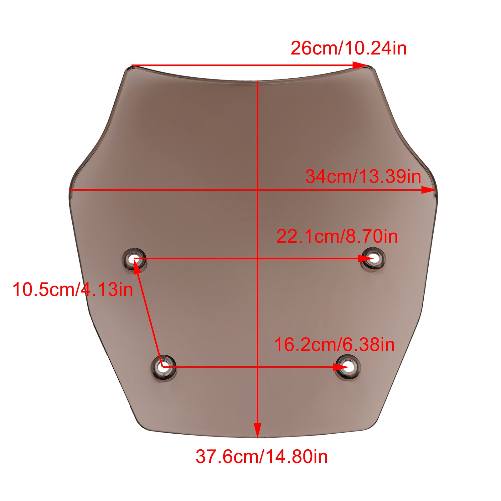 2024 BMW R1300GS Strålkastare vindrutan täcker vindrutan vindrutan