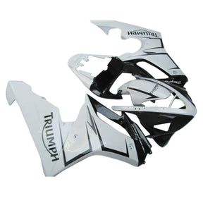 Amotopart 2006-2008 Triumph Daytona 675 Black&White Style5 Fairing Kit