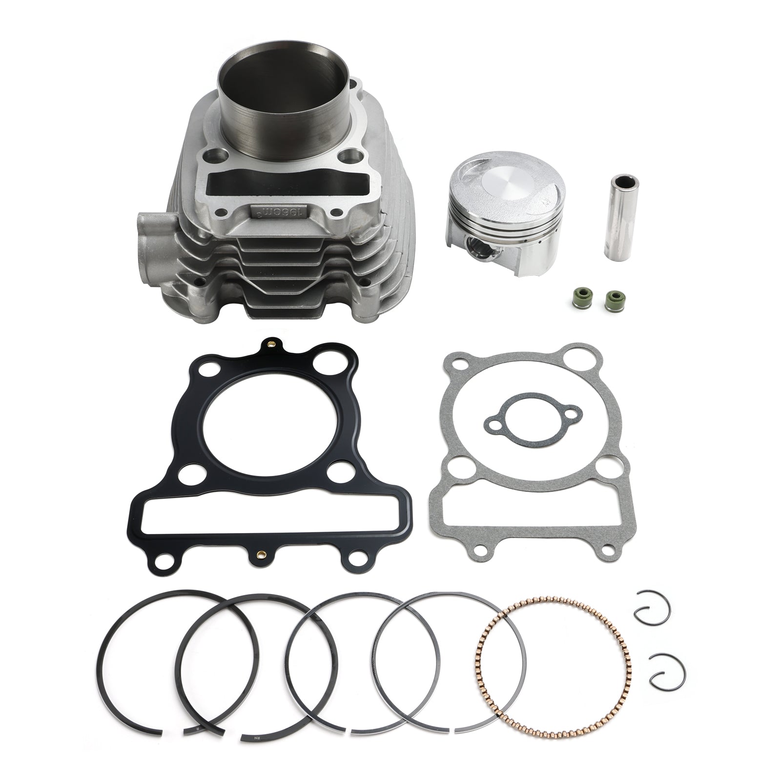 1985-1989 Yamaha YFM200 Moto 4  67mm Cylinder Jug Top End Piston Gaskets Kit