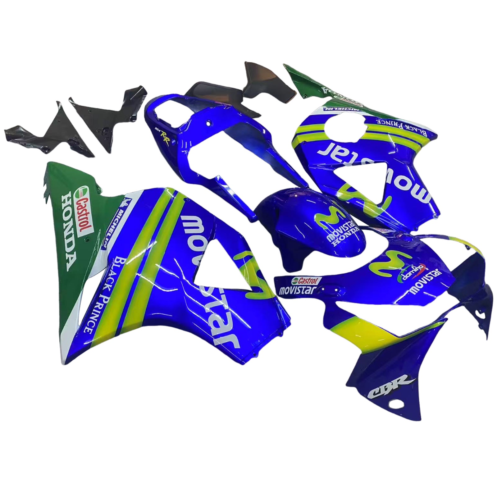 Amotopart 2002-2003 Honda CBR954 Blue Green Fairing Kit