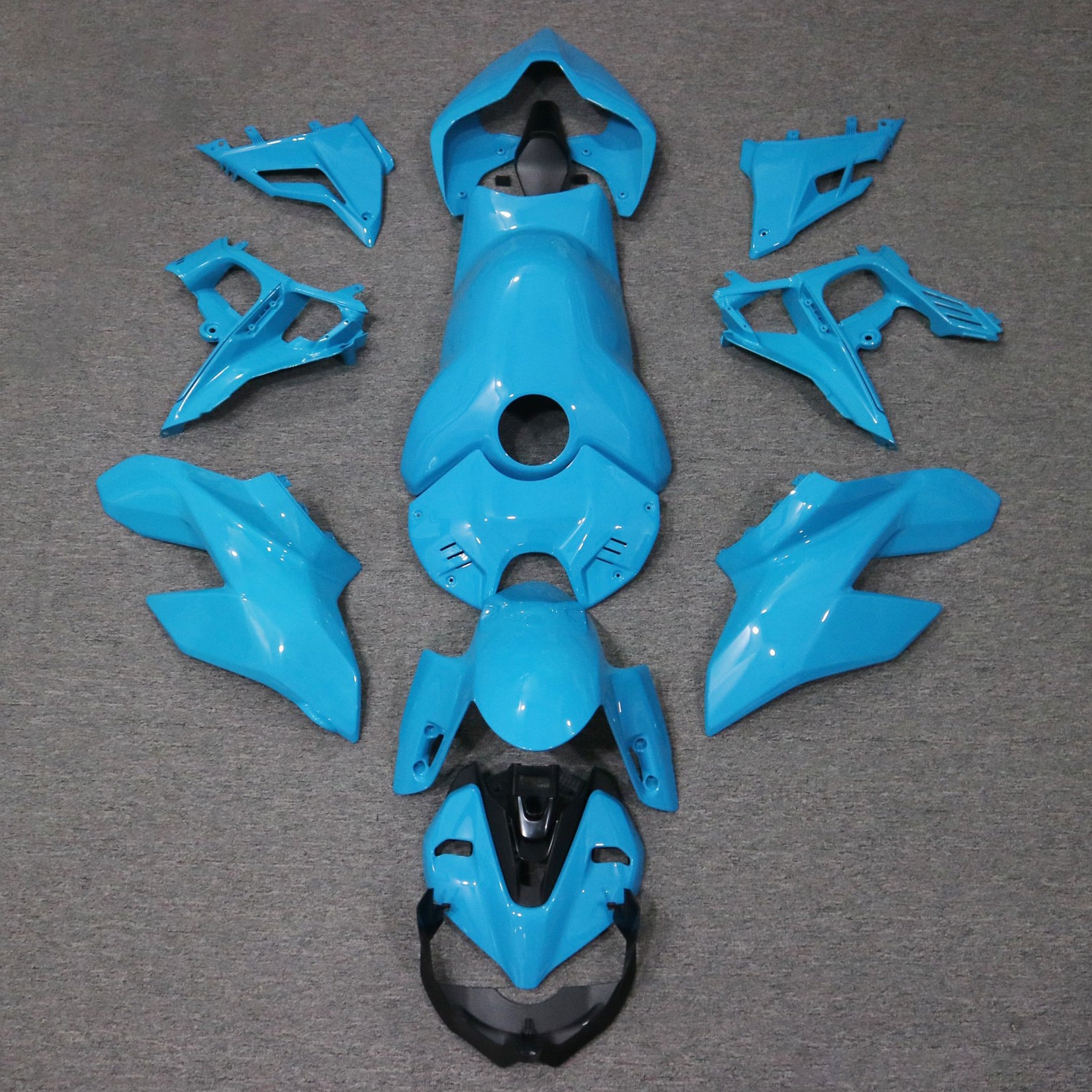 Amotopart 2020-2023 Ducati Street Fighter V4 Blue Fairing Kit