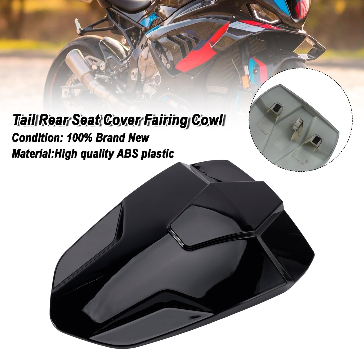 2023-2026 BMW S1000RR Rear Seat Cover Passenger Fairing Cowl