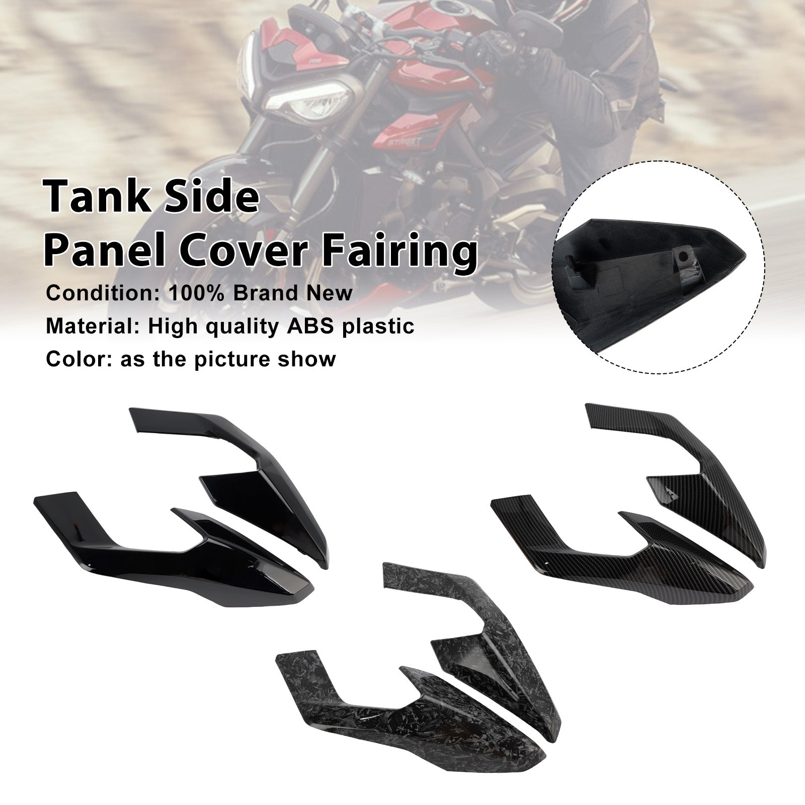 Street Triple 765 R/RS 2023-2025 Tank Side Cover Panel Fairing