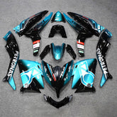 Amotopart 2015-2016 Yamaha T-Max TMAX530 Fairing Blue&Black Petronas Kit