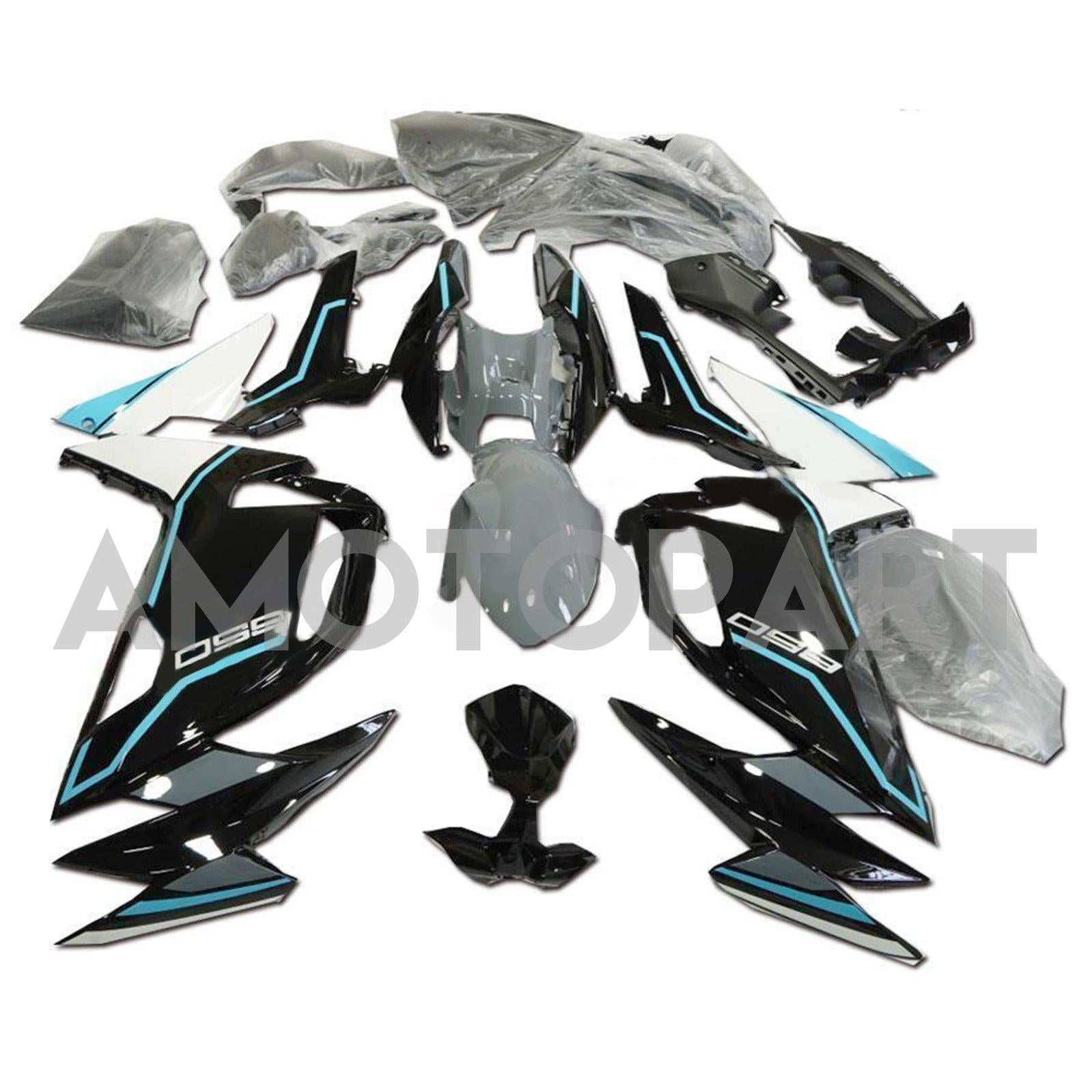 Amotopart 2020-2025 Kawasaki ER-6F Ninja650 Fairing Kit Collection