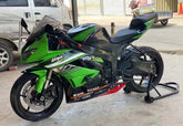 Kit carena Amotopart Kawasaki 2009-2012 ZX6R 636 Verde Style7