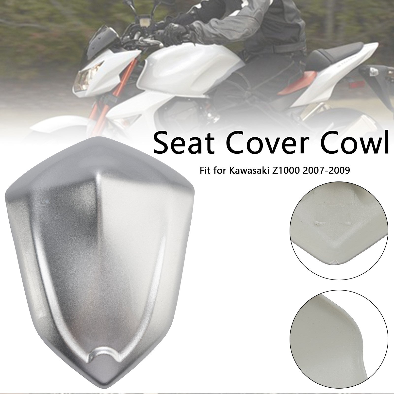 Cubierta de carenado para asiento trasero Kawasaki Z1000 07-09