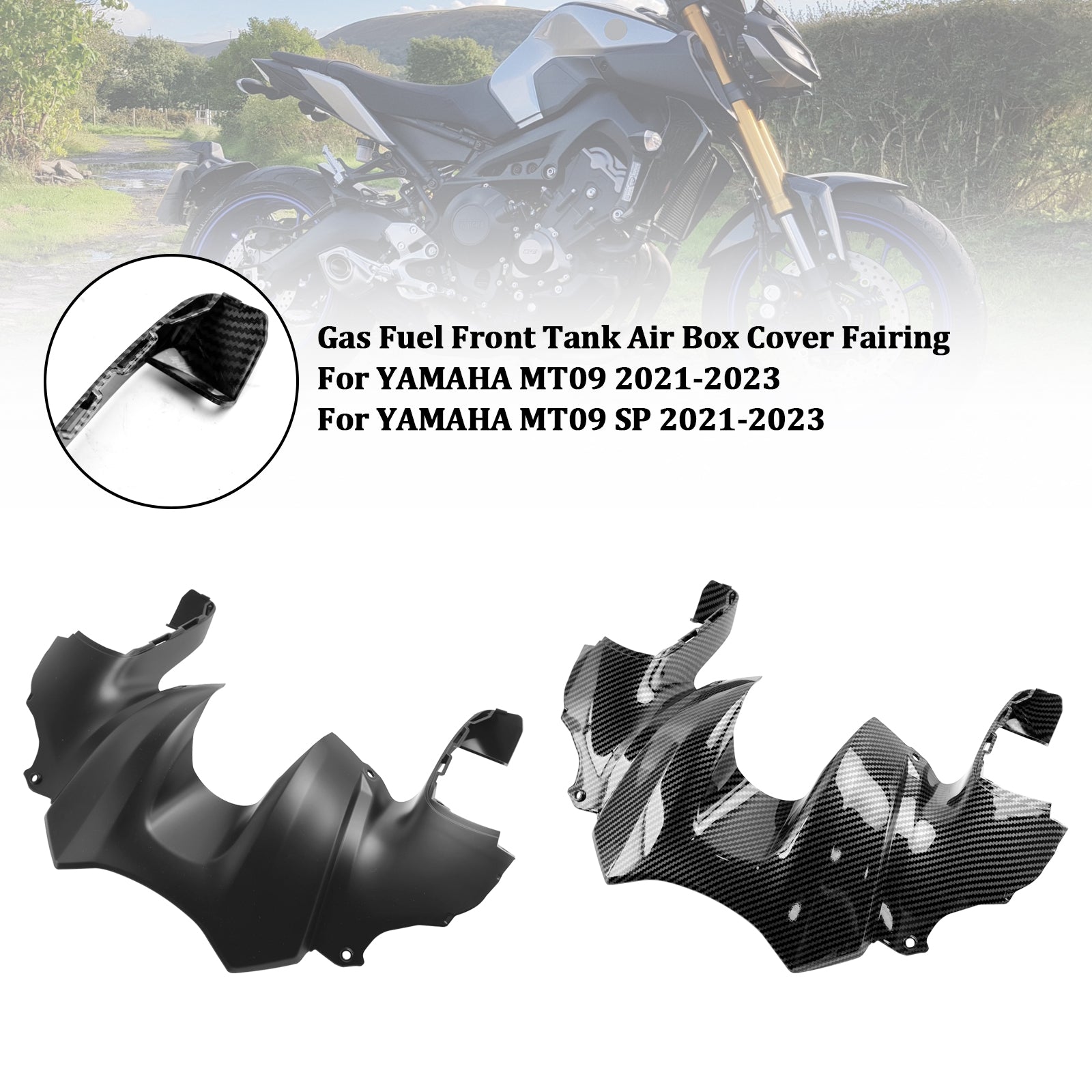 21-23 Yamaha MT09 SP Front Tank Air Box Cover Fairing