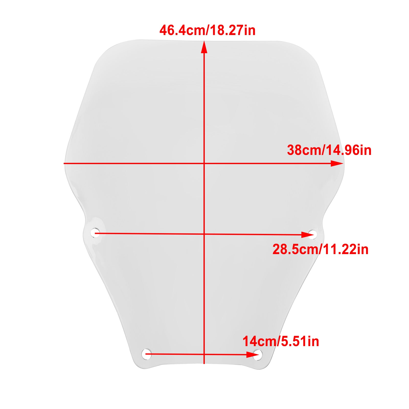 Parabrezza parabrezza + staffa adatto per HONDA Forza NSS350 2021-2023