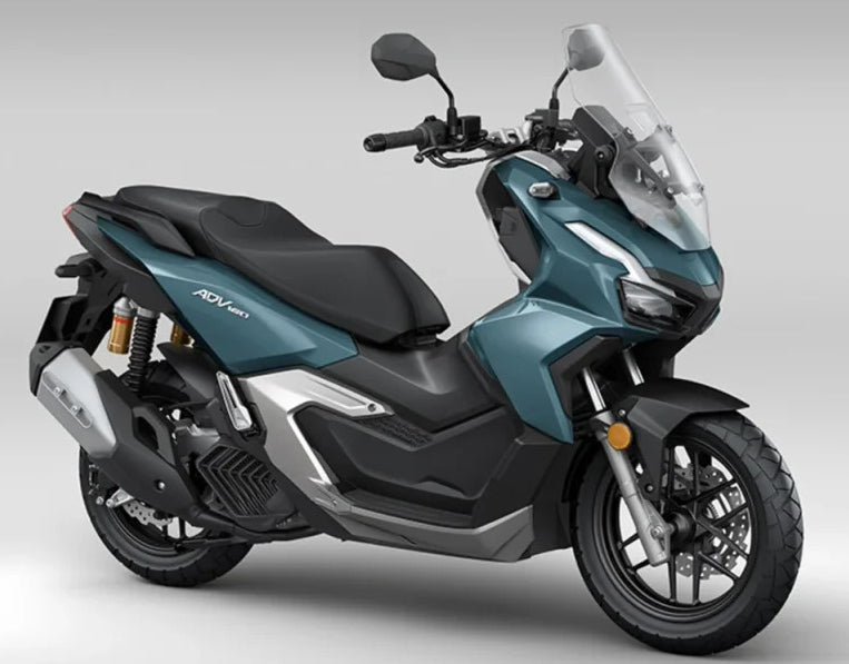 Amotopart 2022-2024 Honda ADV160 Verkleidungssatz, Schwarz/Dunkelgrün