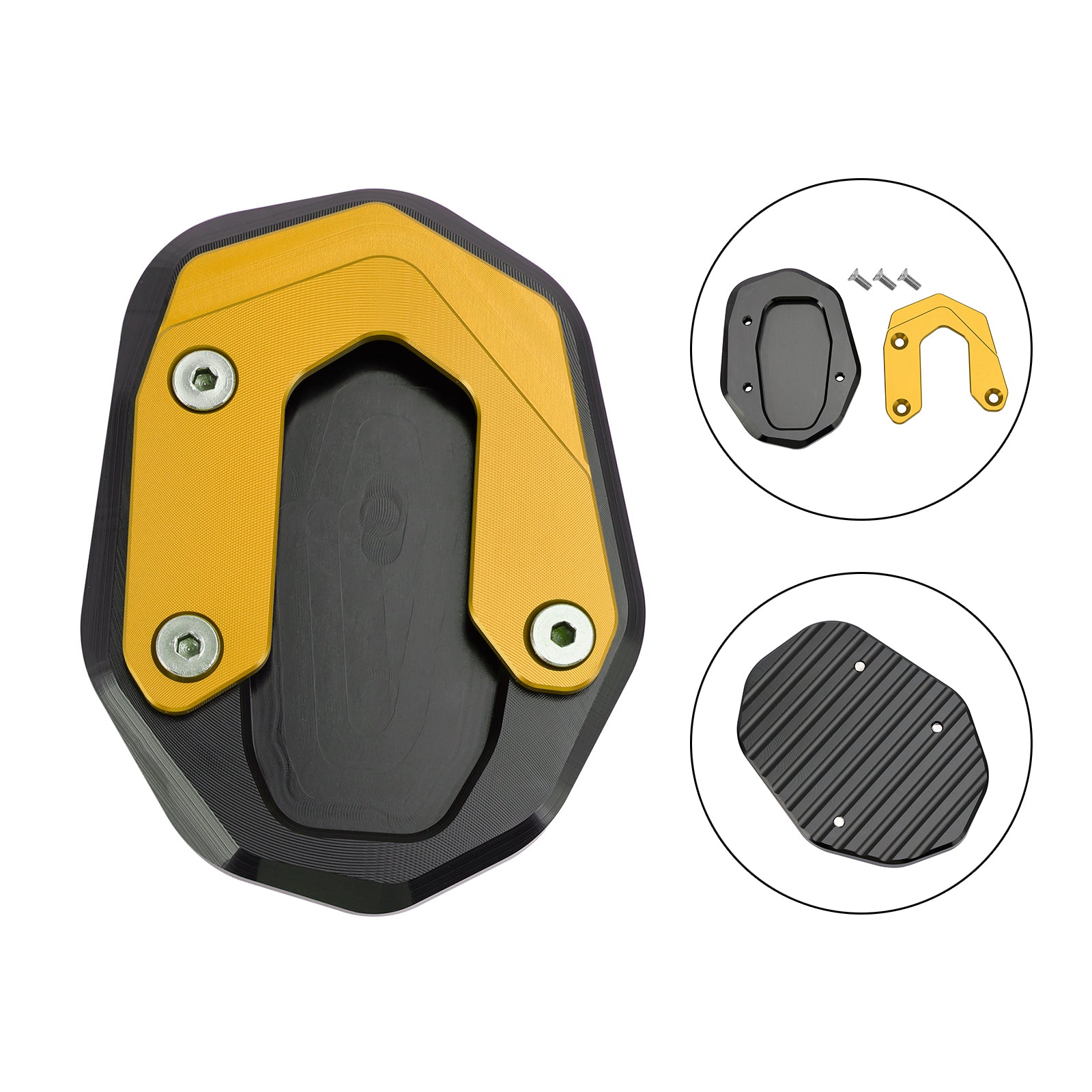 15-20 Ducati Scrambler 400/800/1100 Kickstand Enlarge Plate Pad