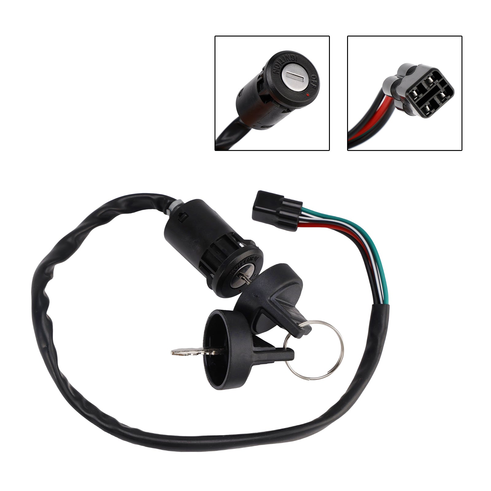 Honda Trx450R 04-09 Er 2006-2009/2012-2014 35100-Hp1-003 Ignition Key Switch