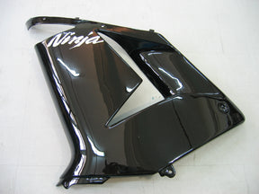 Amotopart 2004-2005 Kawasaki ZX10R Gloss&Matte Black Fairing Kit