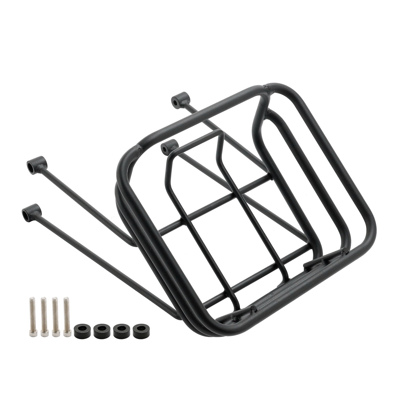 Black Front Rack Carrier Basket For Honda Hunter Cub CT125 Trail 2020-2023 22 21