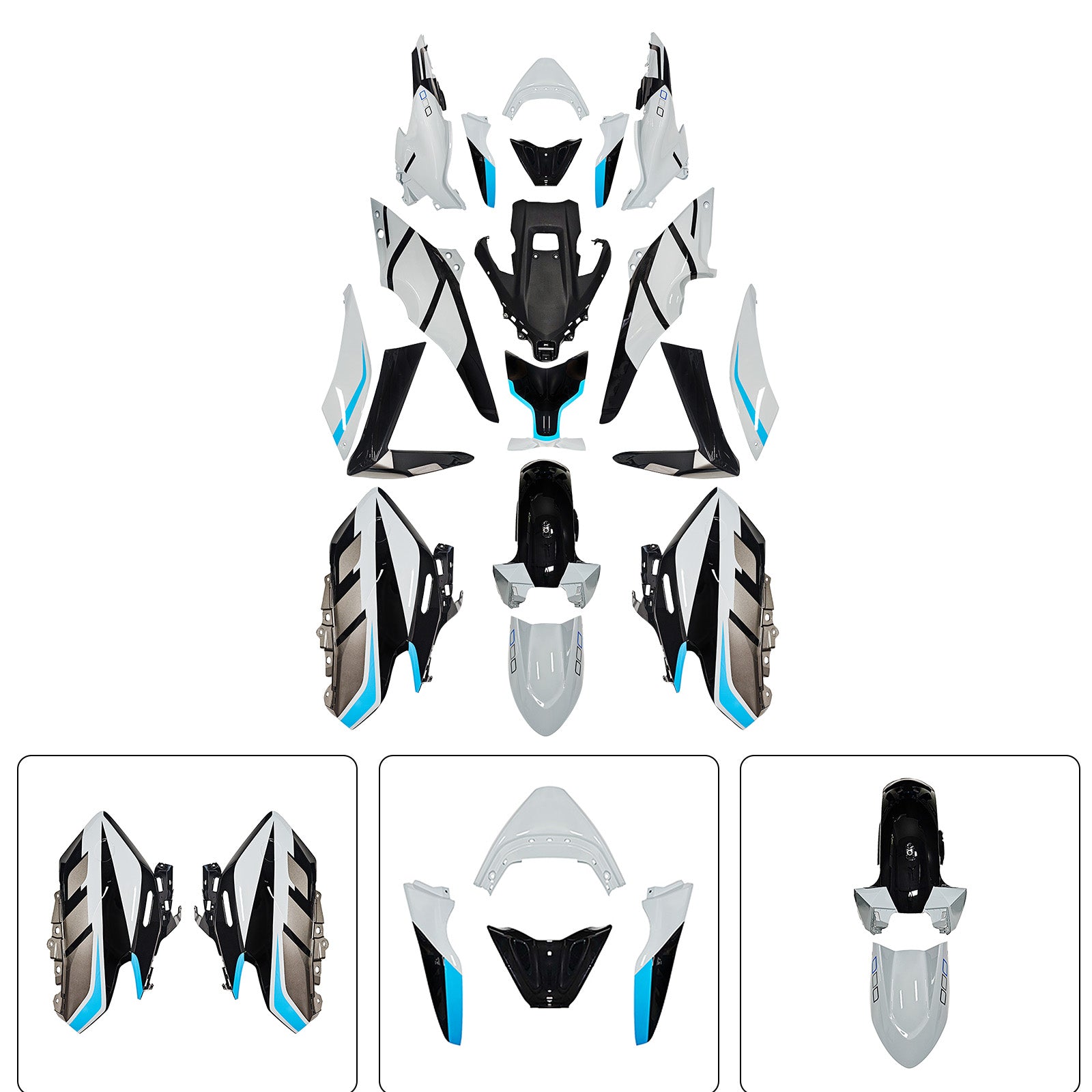 Amotopart 2025-2026 Yamaha TMAX560 Fairing Kit Collection