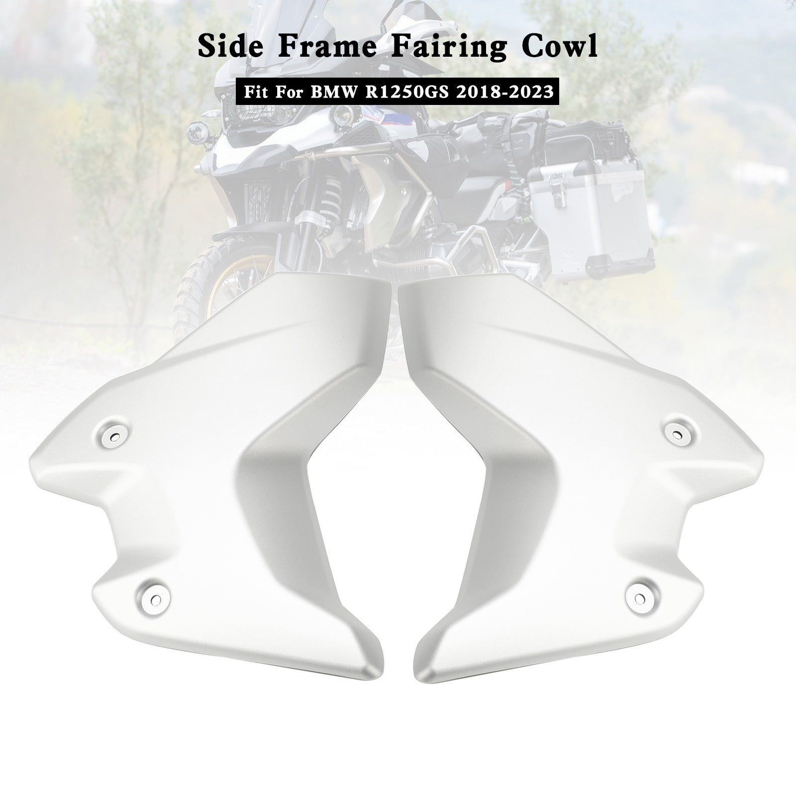 18-23 BMW R1250GS Side Frame Fairing Cowl Guards Radiator Cover