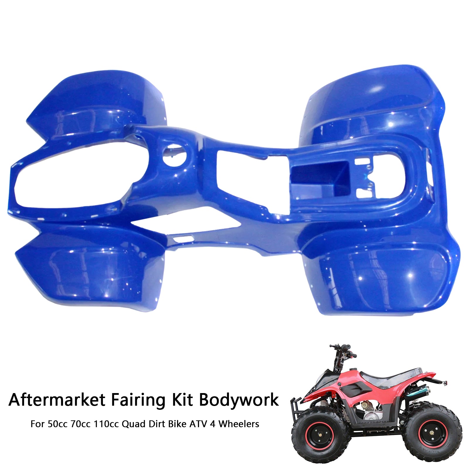 Amotopart For 50cc 70cc 110cc Quad Dirt Bike Atv 4 Wheelers Fairing Kit Collection