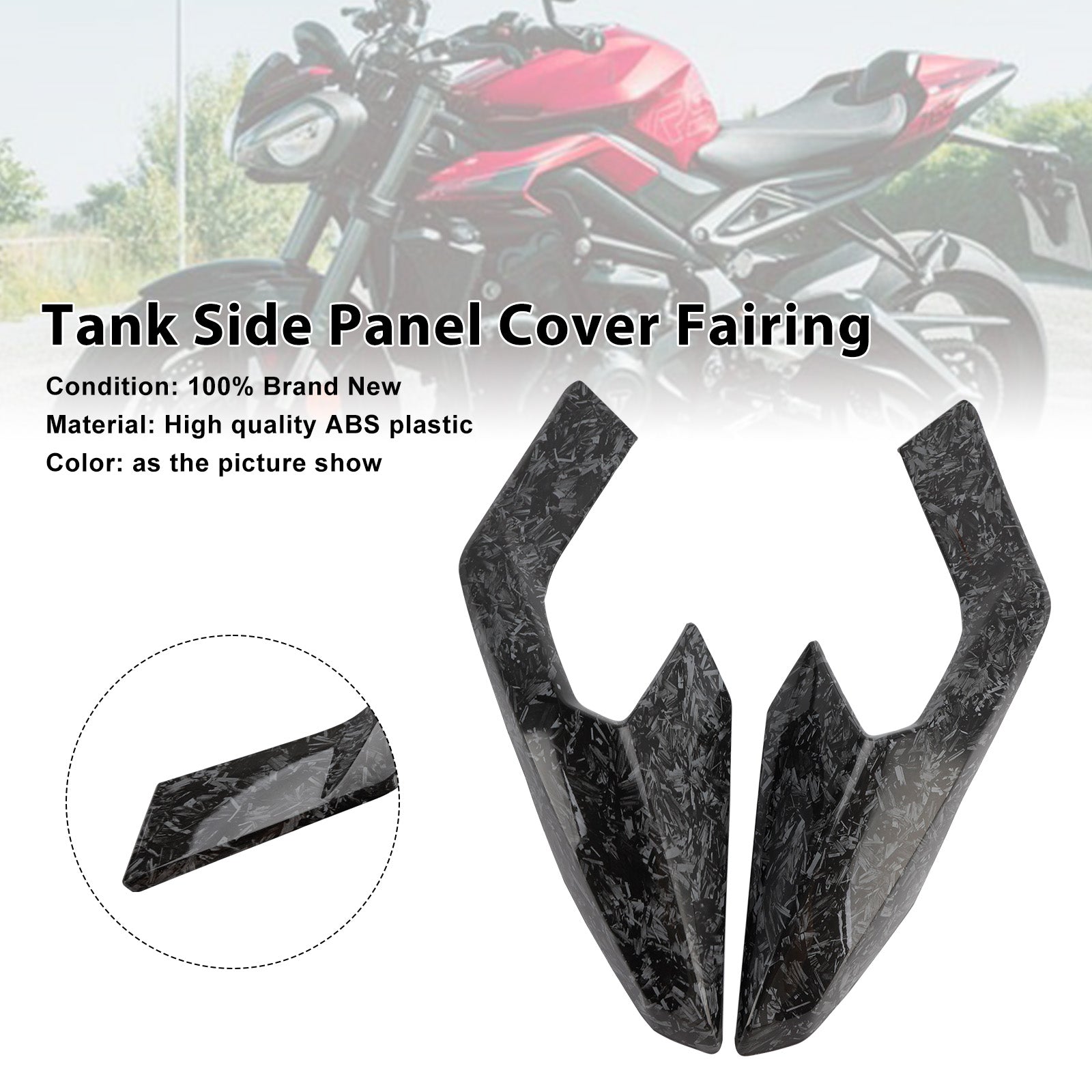 Street Triple 765 R/RS 2023-2025 Tank Side Cover Panel Fairing