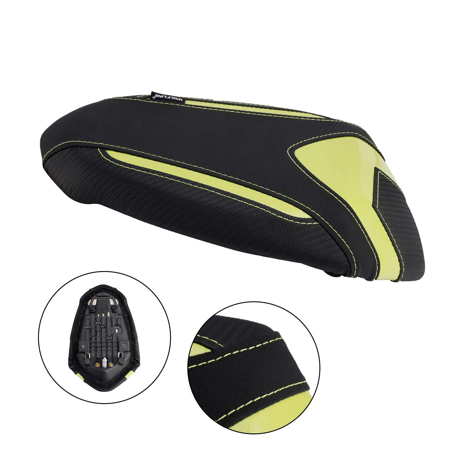 2019-2024 Triumph Street Triple 765 S R Passenger Passenger Passenger Sillón de silla