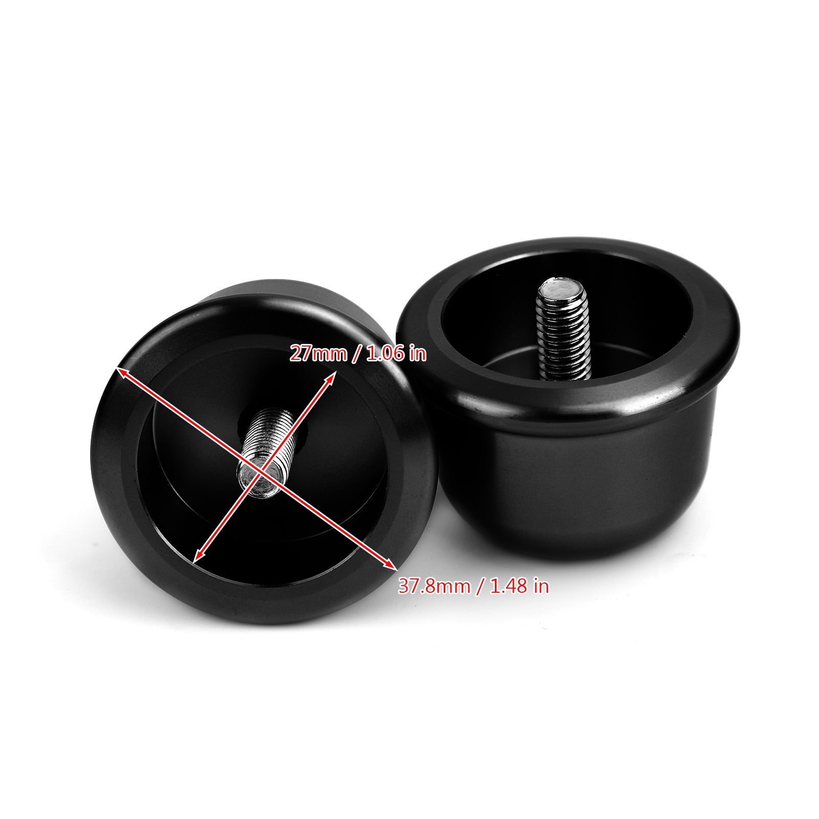 CNC Pair Bar End Caps for Triumph Bonneville T100 T120 Street Twin Cup 2016-2020