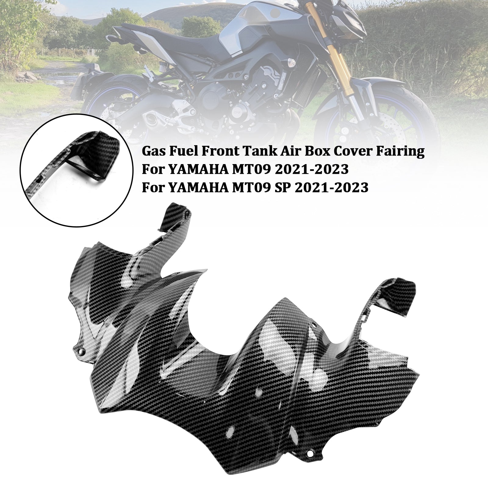 21-23 Yamaha MT09 SP Front Tank Air Box Cover Fairing