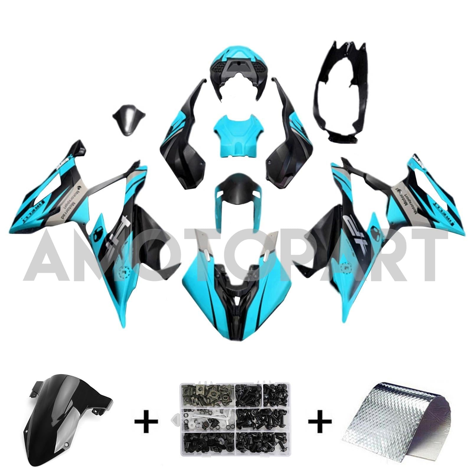 AMOTOPART BMW S1000RR 2019-2022 COLLECTION KIT FAIRING TROIS