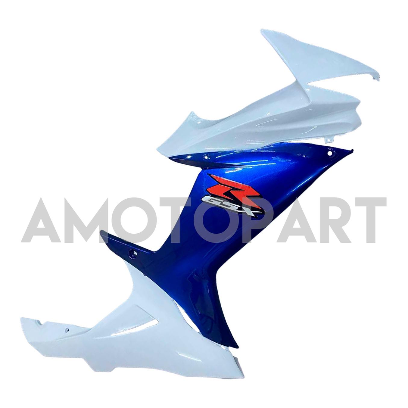 Amotopart 2011-2025 Suzuki GSXR 600/750 White Blue Fairing Kit