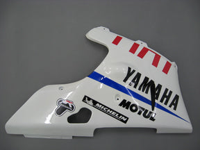 Amotopart 1998-1999 Yamaha YZF 1000 R1 Blue&amp;White Style2 Verkleidungsset